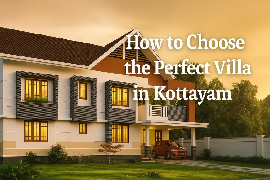 Why Villas in Kottayam Are the Ideal Choice for Modern Homebuyers