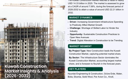 Kuwait Construction Market Report 2032 Edition: Industry Market Size, Share, Growth and Competitor Analysis- The Report Cube