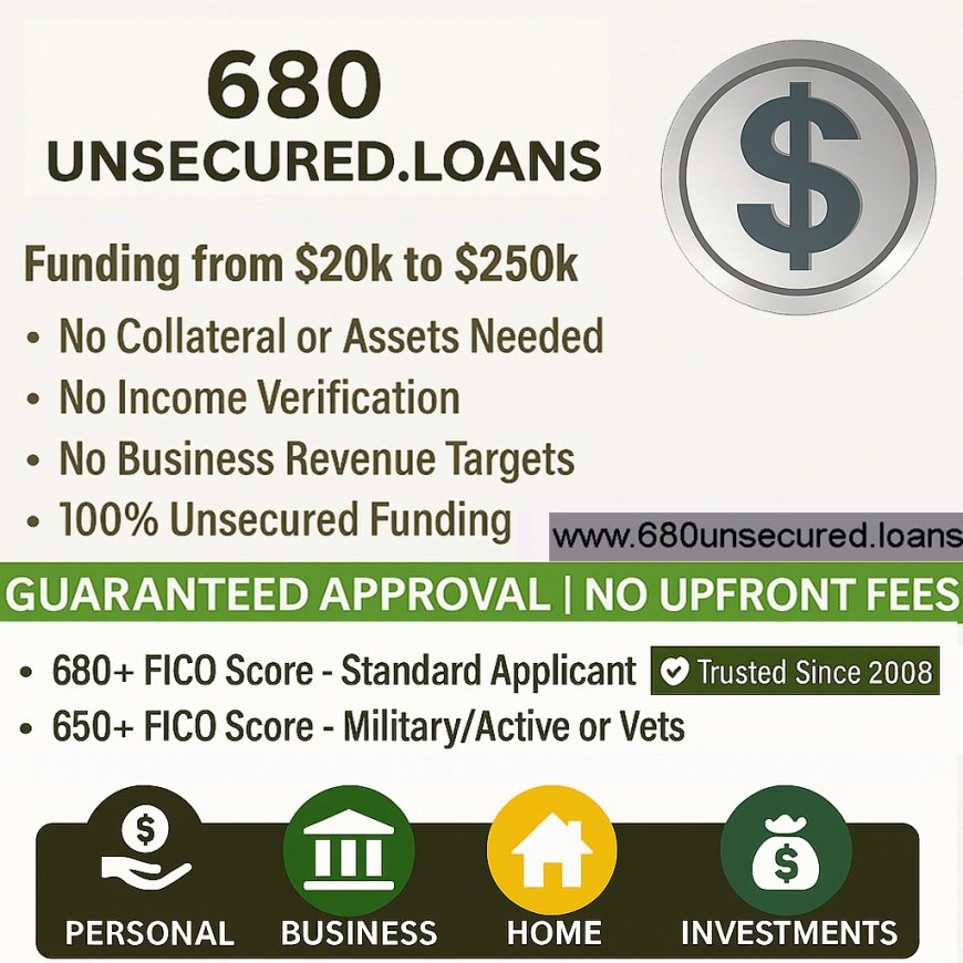 🚀 680Unsecured.Loans – Fast, Flexible, Unsecured Loans with No Hassle