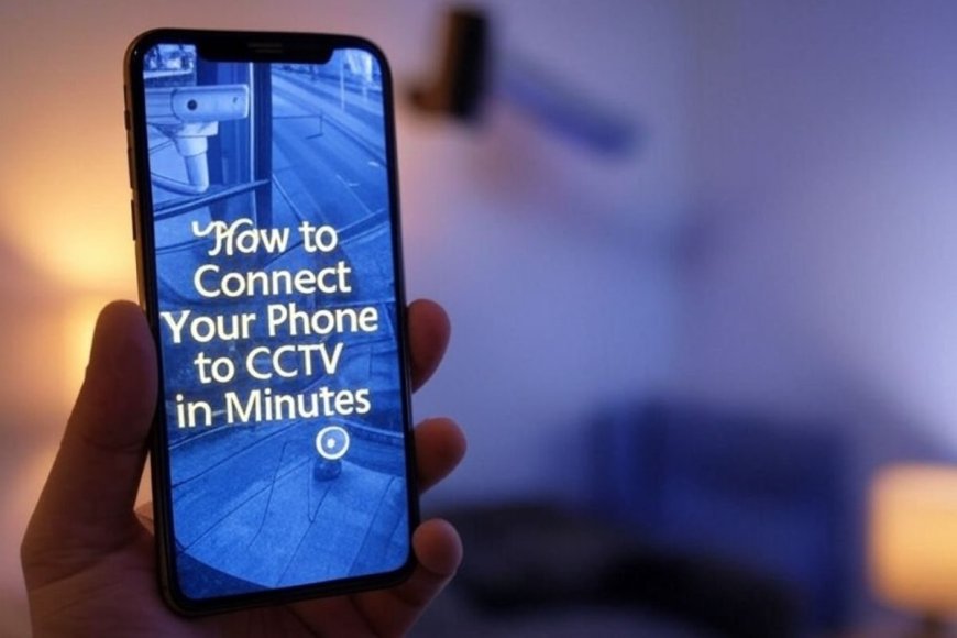 How to Connect Your Phone to a CCTV Camera in Minutes